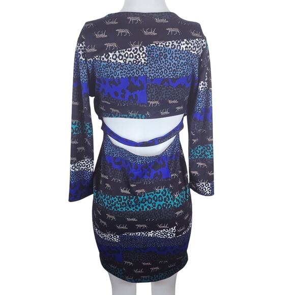 Victoria Secret Sport Animal Print Cheetah Athletic Casual Dress L - Picture 2 of 5